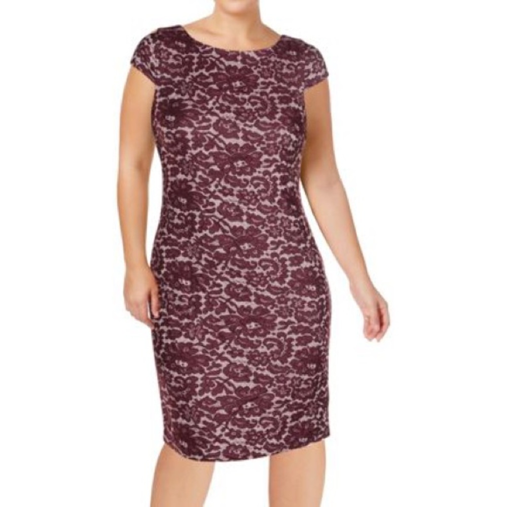 NWT Tommy Hilfiger Lace Print Cocktail Dress